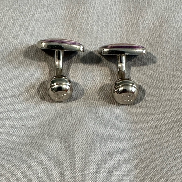 Multicolor Geometric Cufflinks - Picture 2 of 3
